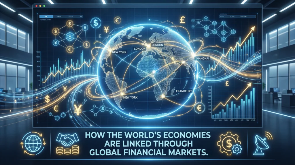 How the world's economies are linked through global financial markets