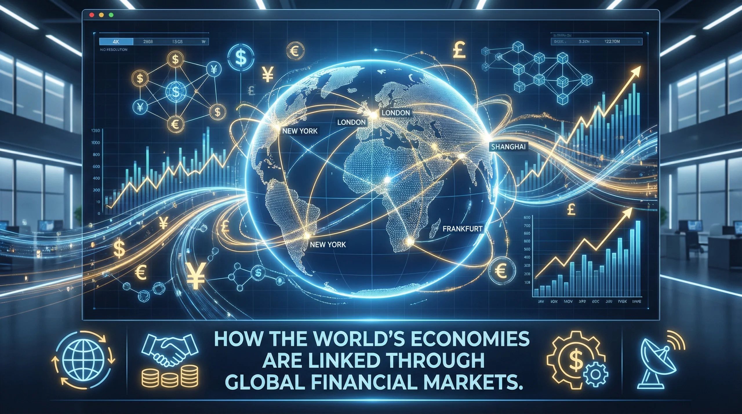 How the world’s economies are linked through global financial markets